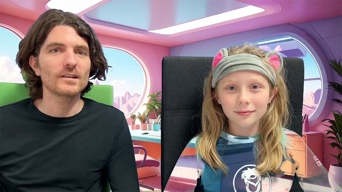 Mathias und Jessica von Scratch Spiele programmieren